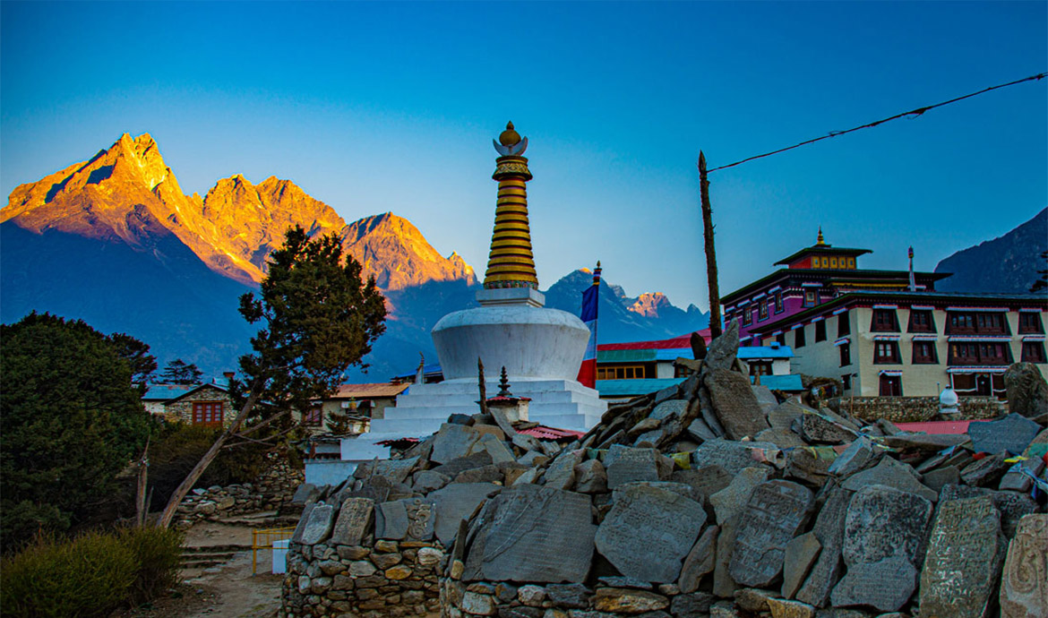 Holy Mt. Labchi Kang in Nepal